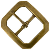 OEB Classic Casual Center Bar Buckle Antique Brass 1-1/2