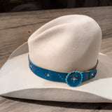 BTB Flower Overlay Hatband 1"