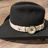 BTB Flower Overlay Hatband 1"