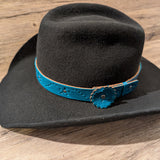 BTB Flower Overlay Hatband 1"