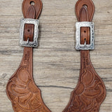 Hand Tooled Spur Straps BTB