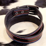 Men's Red White Blue Belt BTB