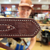 Mahogany Western Stitch Men's Belt BTB