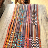 Hand Laced Leather Barrel Rein BTB