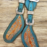 Inlay Spur Straps Teal Orange BTB