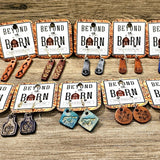 Leather Earring Assort. BTB