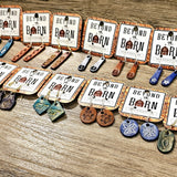 Leather Earring Assort. BTB