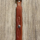 Hand Made Brown Feather & Spot Hatband BTB