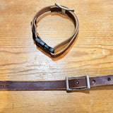 Leather Adjustable Metal Side Release Collar BTB