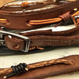 Hatband Black Braided Barbed Wire Assort. BTB