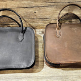 All Leather Pistol Gun Case w/ Sheepskin Liner BTB