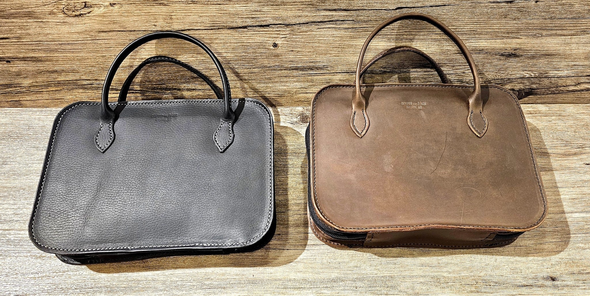 All Leather Pistol Gun Case w/ Sheepskin Liner BTB