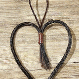 Horse Hair Heart Hand Made BTB