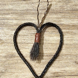 Horse Hair Heart Hand Made BTB