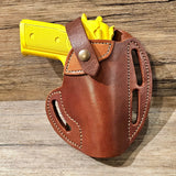 Leather Pancake Holster 1911 Belt BTB