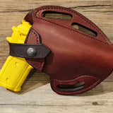 Leather Pancake Holster 1911 Belt BTB