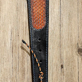 Tooled Black & Sable Geometric Armor Rifle Sling BTB
