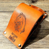 Laser Cut Leather Phone Tablet Stand Holder BTB