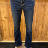 Mid Rise Bootcut Jeans Dark Wash