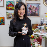 Petal Plow Table Decor Resin Farm Animal Trio, 7.5"H