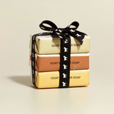 3 oz Warm & Sweet Goat Milk Bar Soap Set of 3