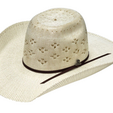 Ivory/Brown Bangora Cowboy Hat
