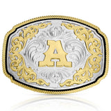 Western Initial Buckle - style A
