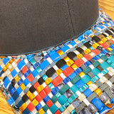 Custom Multi Lace Brim Cap Turq Grey BTB