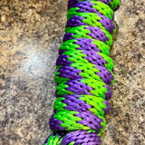5/8" x 9" Poly Lead Multi-  Purple/Lime