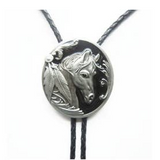 Country Western Horse Cowboy Bolo Tie Necklace