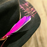 Catch Me If Can Custom Felt Hat Sz Small  BTB