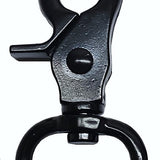 #5015 Square Scissor Snap 1" Black