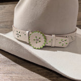 BTB Flower Overlay Hatband 1"