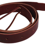 Burgundy Latigo Leather Tie Strap 1 3/4" x 6'