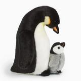 Living Nature Penguin with Chick Plush