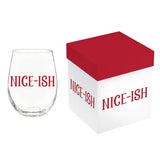 Christmas Vacation Stemless Wine Glass Nice-ish