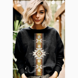 Navajo-Inspire Mineral Graphic Sweatshirts