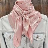 35X35 Blush Jacquard Wild Rag Scarf