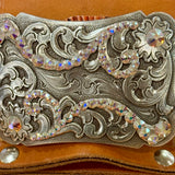 Swarovski Crystal Rhinestone Belt Buckle