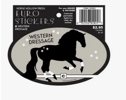 Horse Hollow Euro Sticker