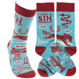 Hand Illustrated Designs Of Western Motifs Socks