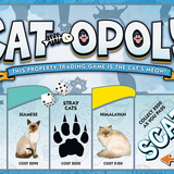 Cat-Opoly Board Game