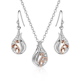 Wisps of Elegance Crystal Jewelry Set