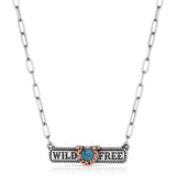 Wild and Free Bar Necklace