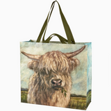 Highland Cows Shopping Tote