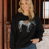 Womens Blu Roan Belle Sweatshirt