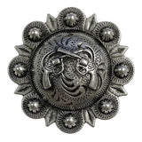 Berry Concho W/ Cross Pistols 1 1/2"