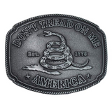 Don't Tread On Me Western Cowboy Belt Buckle