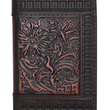 Justin Mens Trifold Wallet Tooling and Embossed Edge