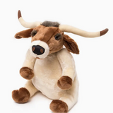 Large Sitting Longhorn Stuffed Animal